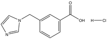 3-Imidazol-1-ylmethyl-benzoic acid hydrochloride, 500mg