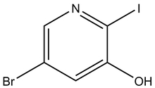5-Bromo-2-iodopyridin-3-ol 250mg