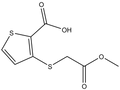 3-[(2-Methoxy-2-oxoethyl)sulfanyl]-2-thiophenecarboxylic acid 500mg
