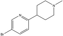 5-Bromo-1'-methyl-1',2',3',4',5',6'-hexahydro-[2,4']bipyridinyl 250mg
