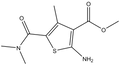Methyl 2-amino-5-[(dimethylamino)carbonyl]-4-methylthiophene-3-carboxylate 500mg