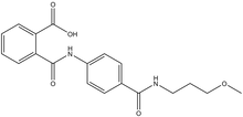 2-[(4-{[(3-Methoxypropyl)amino]carbonyl}anilino)-carbonyl]benzoic acid, 500mg