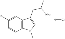 2-(5-Fluoro-1-methyl-1H-indol-3-yl)-1-methyl-ethylamine hydrochloride 500mg
