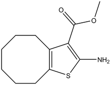 Methyl 2-amino-4,5,6,7,8,9-hexahydrocycloocta-[b]thiophene-3-carboxylate, 500mg