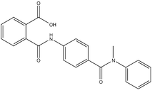 2-({4-[(Methylanilino)carbonyl]anilino}carbonyl)-benzoic acid 500mg