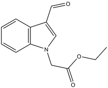 (3-Formyl-indol-1-yl)-acetic acid ethyl ester 500mg