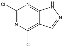 4,6-Dichloro-1H-pyrazolo[3,4-d]pyrimidine 1g
