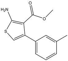 Methyl 2-amino-4-(3-methylphenyl)thiophene-3-carboxylate 500mg
