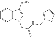 2-(3-Formyl-indol-1-yl)-N-furan-2-ylmethyl-acetamide 500mg