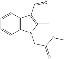 (3-Formyl-2-methyl-indol-1-yl)-acetic acid methyl ester 500mg