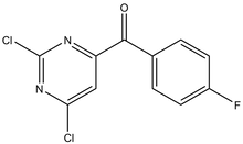 (2,6-Dichloropyrimidin-4-yl)-(4-fluorophenyl)methanone 500mg