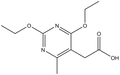 (2,4-Diethoxy-6-methyl-pyrimidin-5-yl)-acetic acid 500mg
