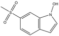 1-Hydroxy-6-methylsulfonylindole 1g