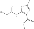 Methyl 2-[(chloroacetyl)amino]-5-methylthiophene-3-carboxylate 500mg