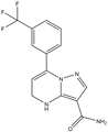 4,5-Dihydro-7-[3-(trifluoromethyl)phenyl]-pyrazolo-[1,5-a]pyrimidine-3-carboxamide 250mg