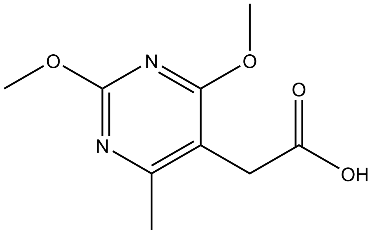 2-4-dimethoxy-6-methyl-pyrimidin-5-yl-acetic-acid-cas-p212121-store
