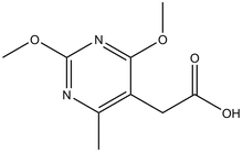 (2,4-Dimethoxy-6-methyl-pyrimidin-5-yl)-acetic acid 500mg