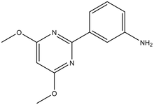 3-(4,6-Dimethoxypyrimidin-2-yl)aniline 500mg