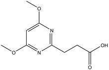 3-(4,6-Dimethoxypyrimidin-2-yl)propanoic acid 500mg