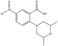 5-Nitro-2-(2,6-dimethylmorpholin-4-yl)benzoic acid, 1g