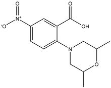 5-Nitro-2-(2,6-dimethylmorpholin-4-yl)benzoic acid, 1g