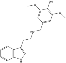 4-{[2-(1H-Indol-3-yl)-ethylamino]-methyl}-2,6-dimethoxy-phenol 500mg