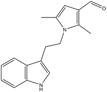 1-[2-(1H-Indol-3-yl)-ethyl]-2,5-dimethyl-1H-pyrrole-3-carbaldehyde 500mg