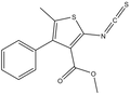Methyl 2-isothiocyanato-5-methyl-4-phenylthiophene-3-carboxylate 500mg