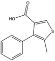 5-Methyl-4-phenyl-thiophene-3-carboxylic acid 500mg