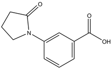 3-(2-Oxo-pyrrolidin-1-yl)-benzoic acid, 500mg