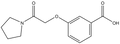 3-(2-Oxo-2-pyrrolidin-1-yl-ethoxy)-benzoic acid 500mg