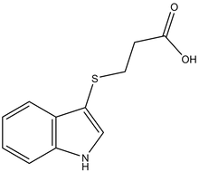 3-(1H-Indol-3-ylsulfanyl)-propionic acid, 500mg