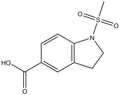 1-Methanesulfonyl-2,3-dihydro-1H-indole-5-carboxylic acid 500mg