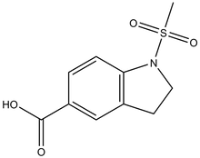 1-Methanesulfonyl-2,3-dihydro-1H-indole-5-carboxylic acid 500mg