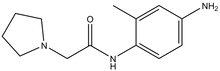 N-(4-Amino-2-methyl-phenyl)-2-pyrrolidin-1-yl-acetamide 500mg