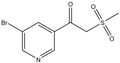 1-(5-Bromopyridin-3-yl)-2-methylsulfonyl-ethanone, 1g