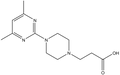 3-[4-(4,6-Dimethyl-pyrimidin-2-yl)-piperazin-1-yl]-propionic acid 500mg