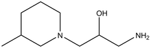 1-Amino-3-(3-methyl-piperidin-1-yl)-propan-2-ol 500mg