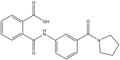 2-{[3-(1-Pyrrolidinylcarbonyl)anilino]-carbonyl}benzoic acid 500mg