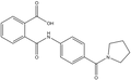 2-{[4-(1-Pyrrolidinylcarbonyl)anilino]-carbonyl}benzoic acid 500mg