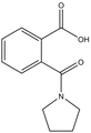 2-(1-Pyrrolidinylcarbonyl)benzoic acid 500mg