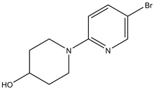 1-(5-Bromo-2-pyridinyl)-4-piperidinol 500mg