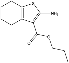 Propyl 2-amino-4,5,6,7-tetrahydro-1-benzothiophene-3-carboxylate, 500mg
