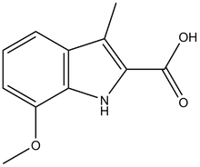 7-Methoxy-3-methyl-1H-indole-2-carboxylic acid, 500mg