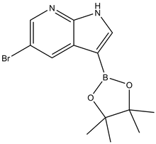5-Bromo-3-(4,4,5,5-tetramethyl-1,3,2-dioxaborolan-2-yl)-1H-pyrrolo[2,3-b]pyridine 250mg