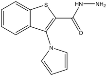 3-(1H-Pyrrol-1-yl)-1-benzothiophene-2-carbohydrazide 500mg