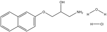 1-Amino-3-(naphthalen-2-yloxy)-propan-2-ol hydrochloride hydrate 500mg