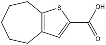 5,6,7,8-Tetrahydro-4H-cyclohepta[b]thiophene-2-carboxylic acid 500mg