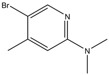 5-Bromo-N,N,4-trimethyl-2-pyridinamine, 500mg