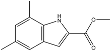 Methyl 5,7-dimethyl-1H-indole-2-carboxylate 500mg